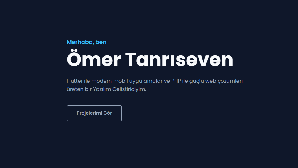 Portfolyo Web Sitesi